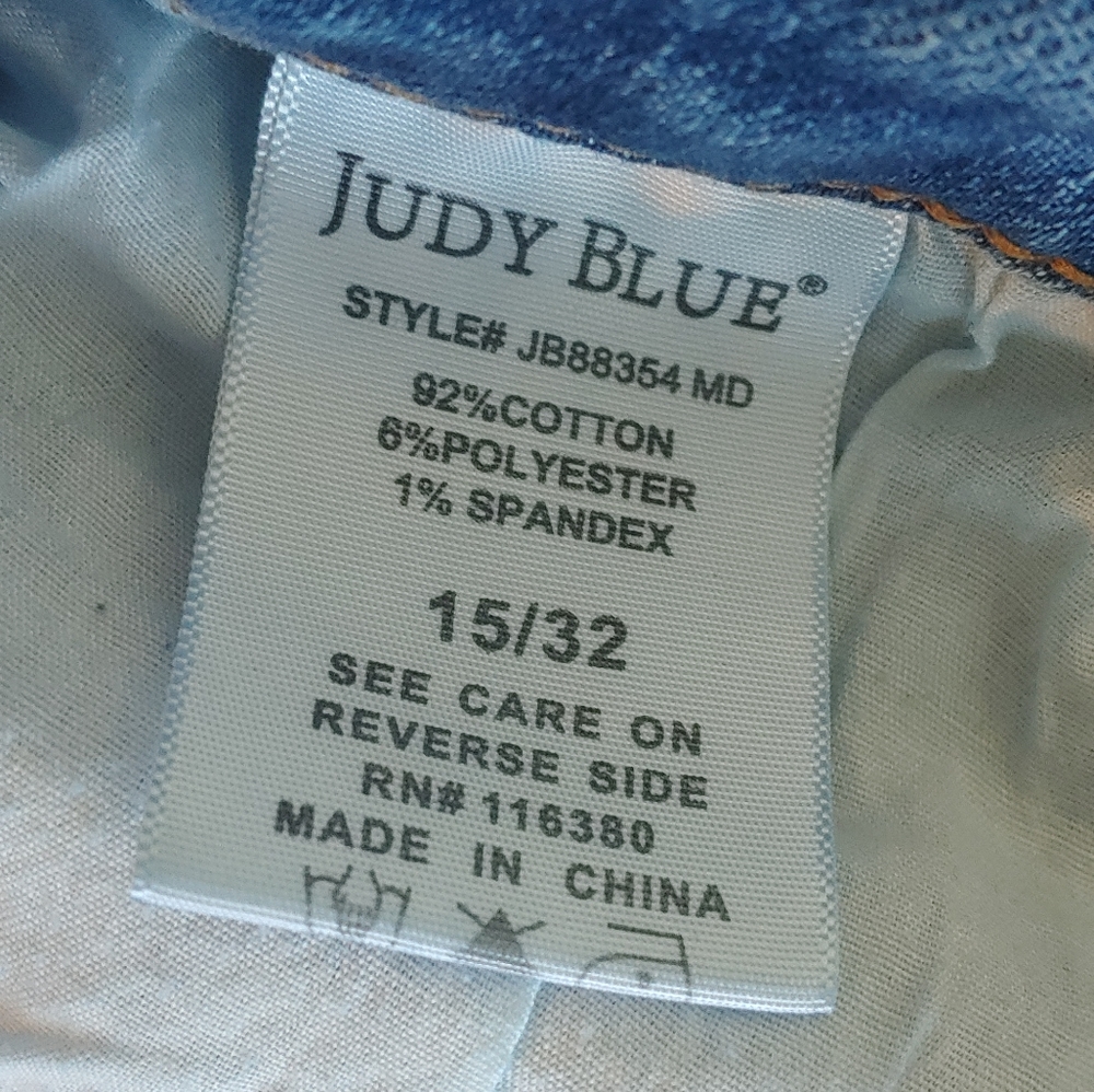 Judy Blue High Waist Wide Leg Denim Jeans Size 32 - Picture 3 of 4